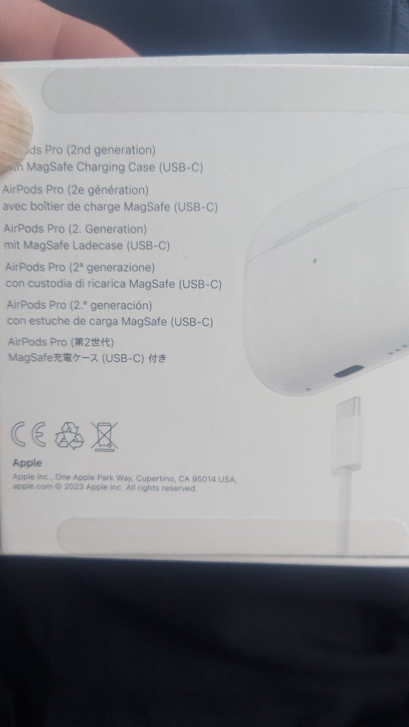 Apple 「国内正規品未開封品」AirPods Pro 第2世代 MTJV3J/A (USB-C