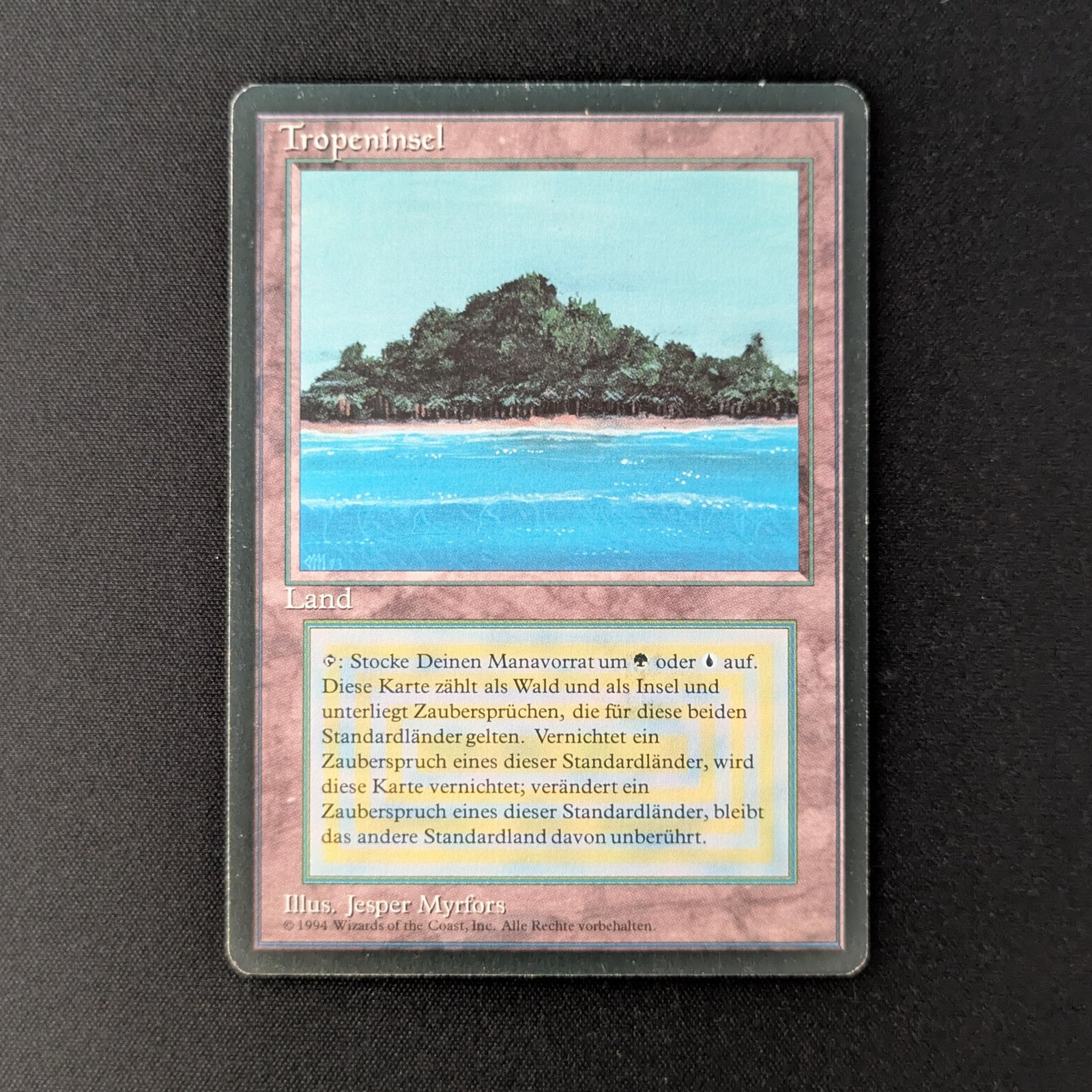 Tropical Island - Foreign Black Bordered