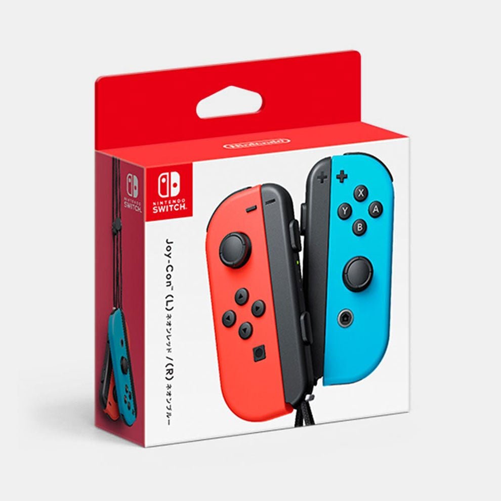 Nintendo Switch初期型ネオンブルー×ネオンレッド、ホリパッド付き
