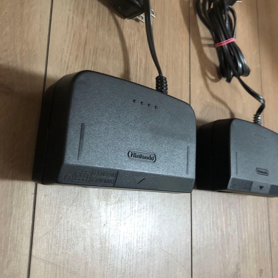 任天堂64 ACアダプター 互換品三色コード 動作確認済み 2個セット①