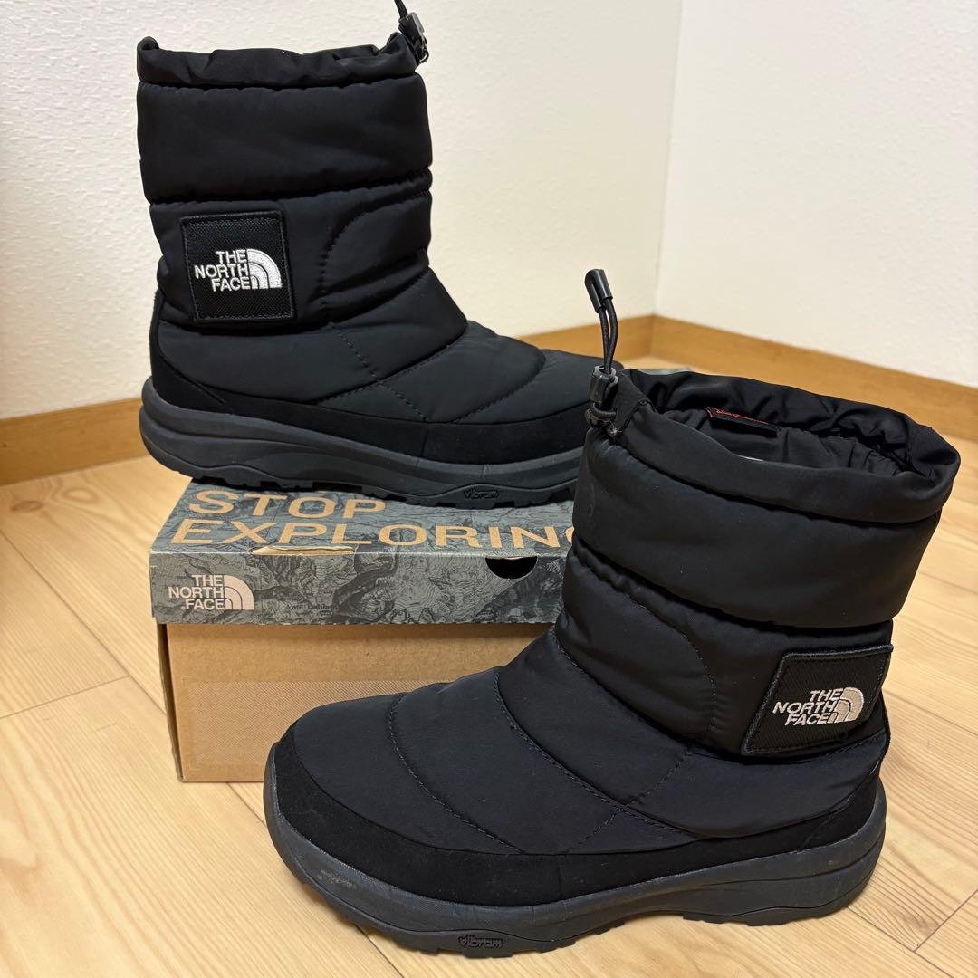ザ・ノース・フェイス ヌプシブーツ ブラック 27cm 美品 箱付き THE NORTH FACE（ザ ノースフェイス） 爆買 ブーツ ヌプシ ブーティ WP