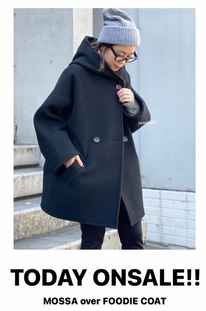 クリーニング済AP STUDIOライトモッサオーバーフーディコート定価6万 AP STUDIO（エーピーストゥディオ）の「ライトモッサオーバー