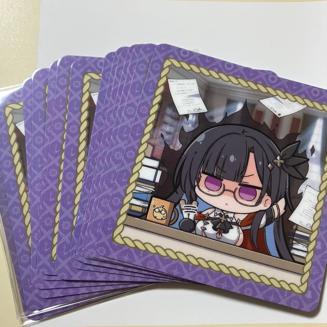 アズールレーン　デュプレクス　コースター　ノベルティ　14枚セット アズールレーンデュプレクスコースターノベルティ14枚セット