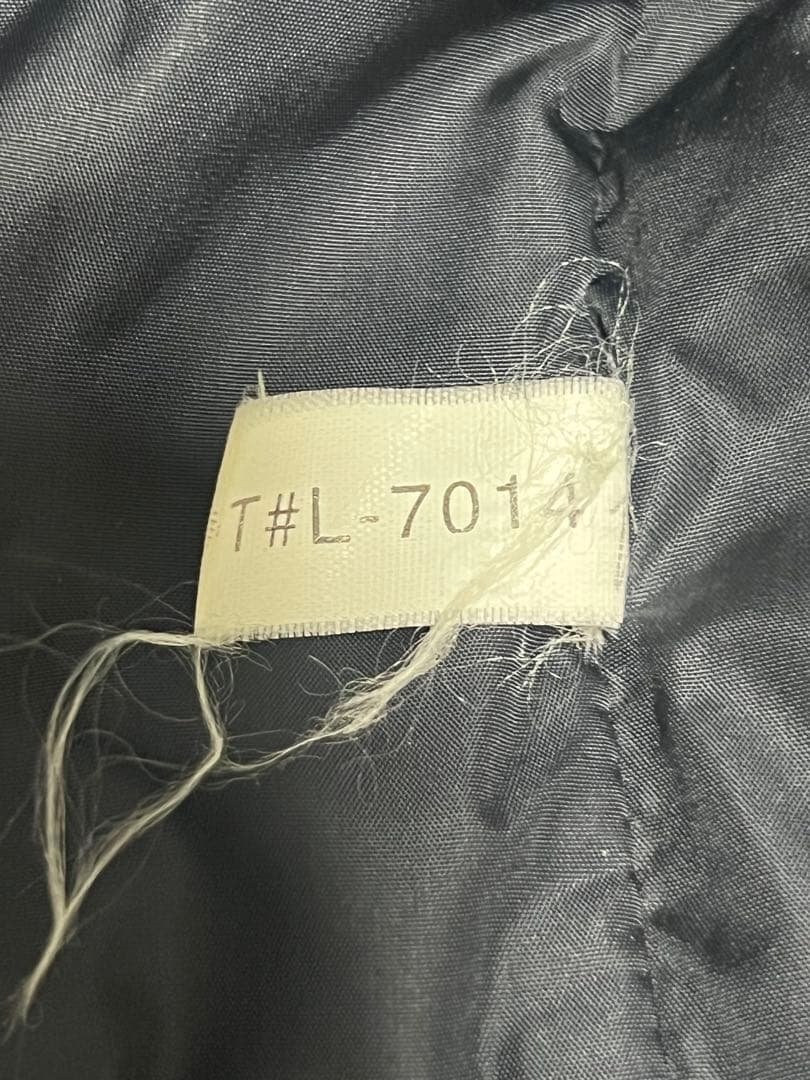 トップス 70s 80s L.L.BEAN down best XL black