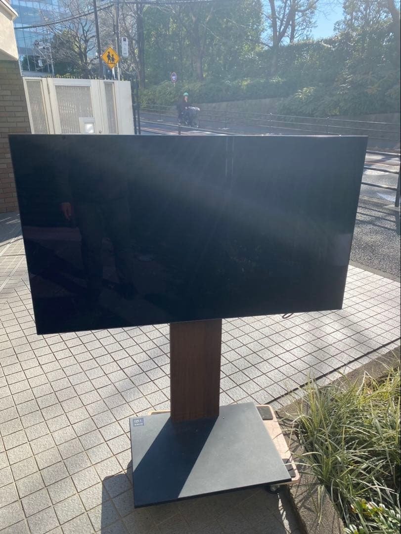 55型 有機ELテレビ スタンド付き　東京引取限定 壁寄せTVスタンド(トエルN ハイタイプ WW) | ニトリネット【公式