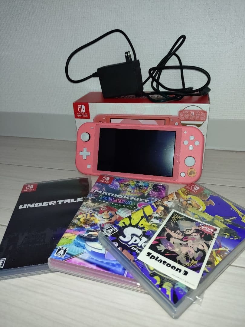 Nintendo Switch Lite ピンク + ゲーム3本セット 楽天市場】【新規契約】Nintendo Switch Lite 本体 新品 [コーラル