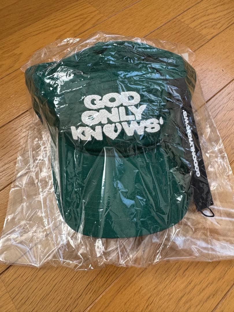 GOD ONLY KNOWS 緑色キャップ SIGNATURE LOGO CAP – GOD ONLY KNOWS