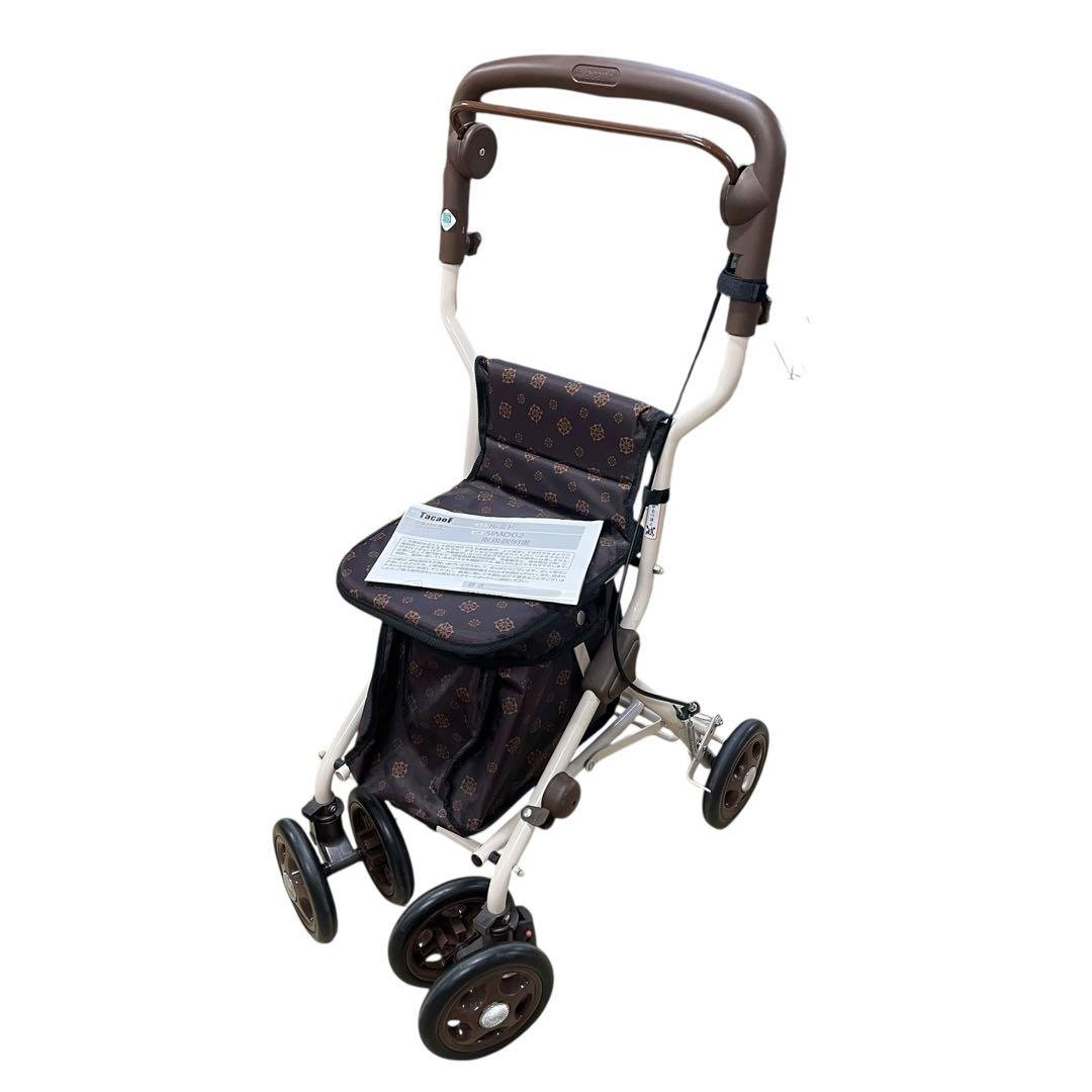 Tacaof 幸和製作所 手押し車 シルバーカー スリム 両手ブレーキ 座面付き Tacaof シルバーカー 幸和製作所 テイコブ ルミド SIMD02 歩行介助