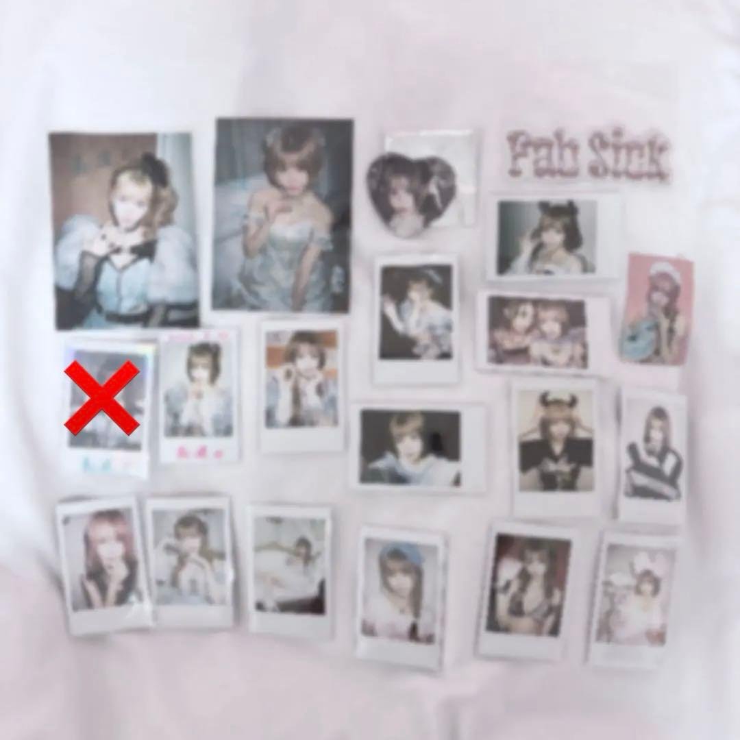 【レア】戦慄かなの プロマイド サイン入り チェキまとめ売り ステッカー缶バッジ 戦慄かなの チェキ グッズ まとめ売りセット - メルカリ