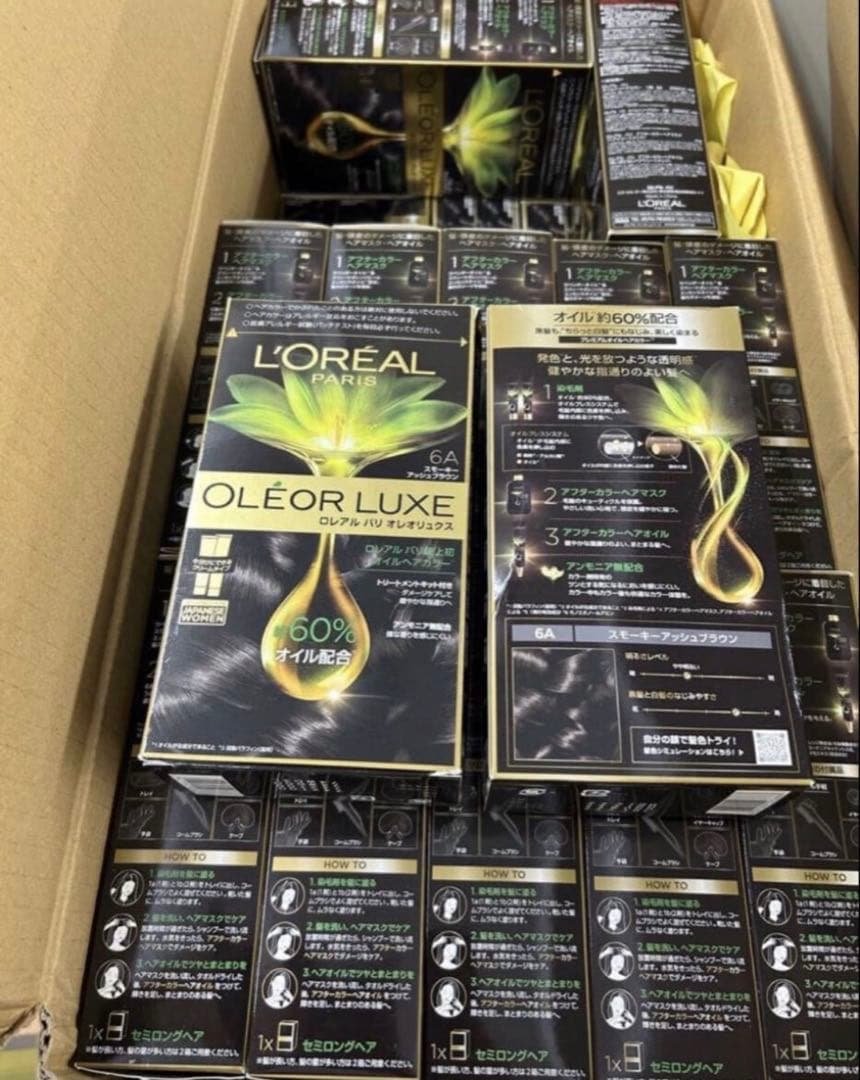 40箱 L'OREAL OLÉOR LUXE 6A スモーキーアッシュブラウン 40箱 L'OREAL OLÉOR LUXE 6A スモーキーアッシュブラウン - メルカリ