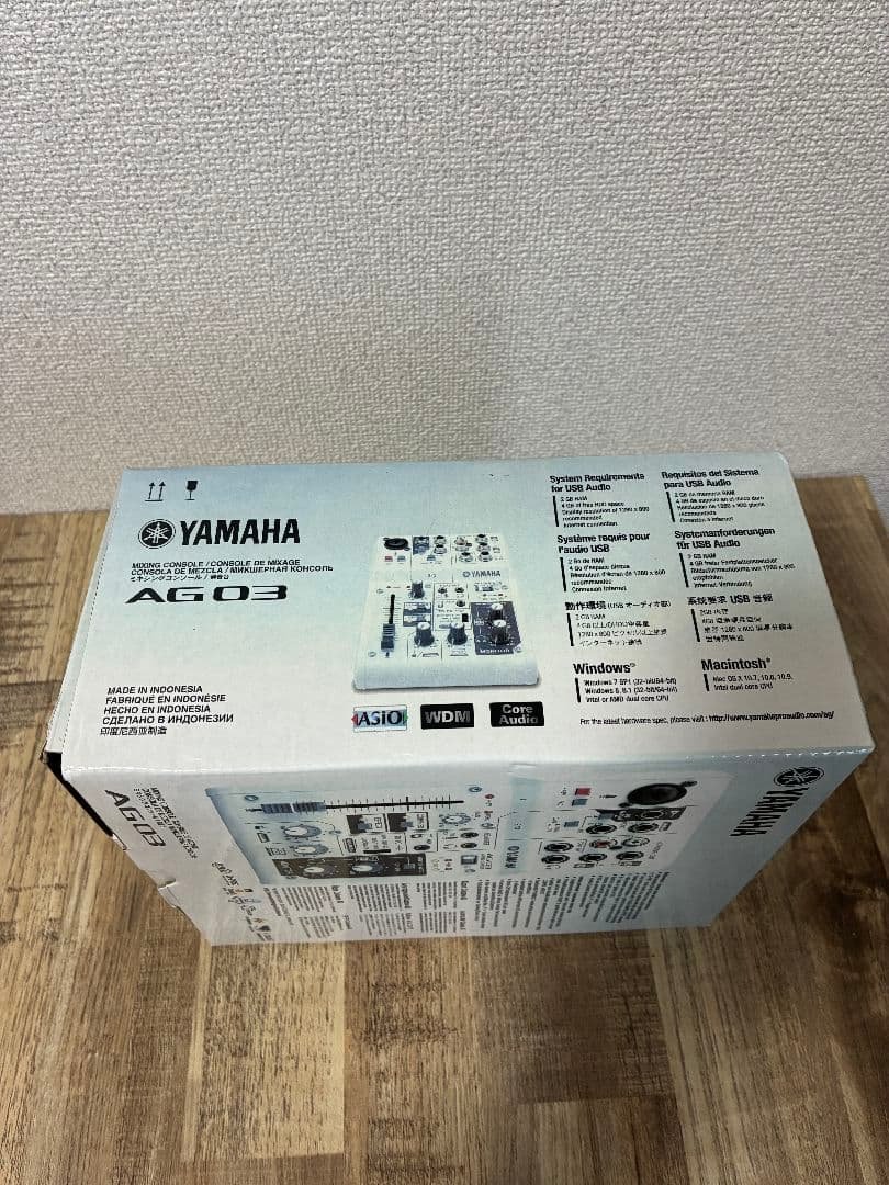 YAMAHA AG03 初代 ミキシングコンソール - メルカリ