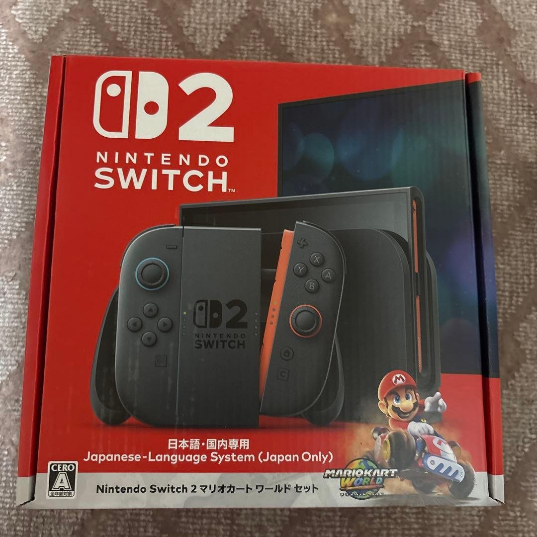 未開封 Nintendo Switch 2 本体（日本・国内専用）マリオカート Nintendo Switch 2（日本語・国内専用） マリオカート ワールド セット