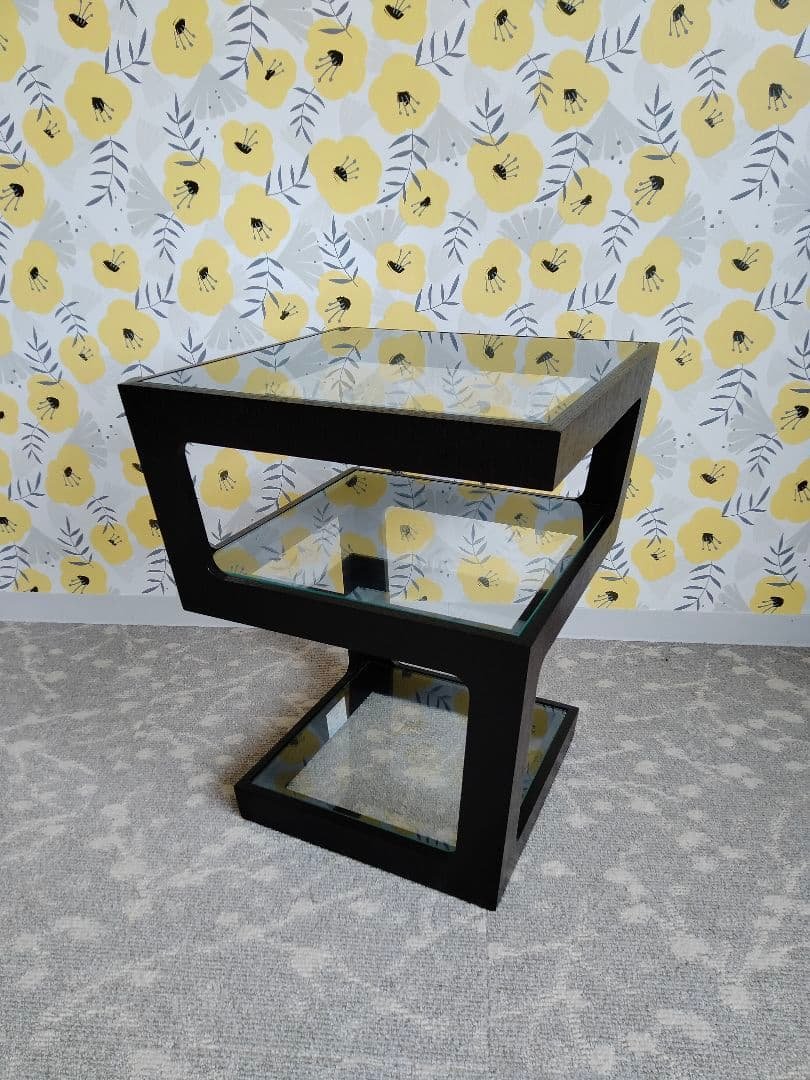 【値下げ中】モダン サイドテーブル SIDE TABLE ブラック SSA07 モダンウッドサークルサイドテーブル｜北欧風おしゃれ家具 – 6JOHAN
