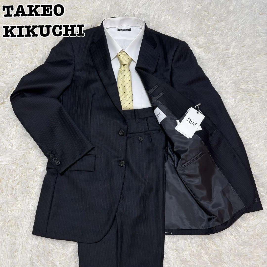 【新品・未使用】タケオキクチ メンズ ストライプ　スーツ L 上下セット 楽天市場】ストライプ（ブランドタケオ・キクチ）（スーツ｜スーツ