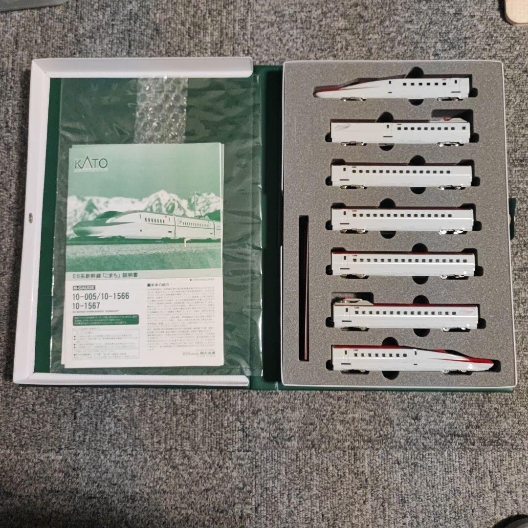 KATO 10-1566 10-1567 E6系 新幹線 こまち Amazon.com: KATO N Gauge E6 Shinkansen Komachi 3 Both Basic Set 10