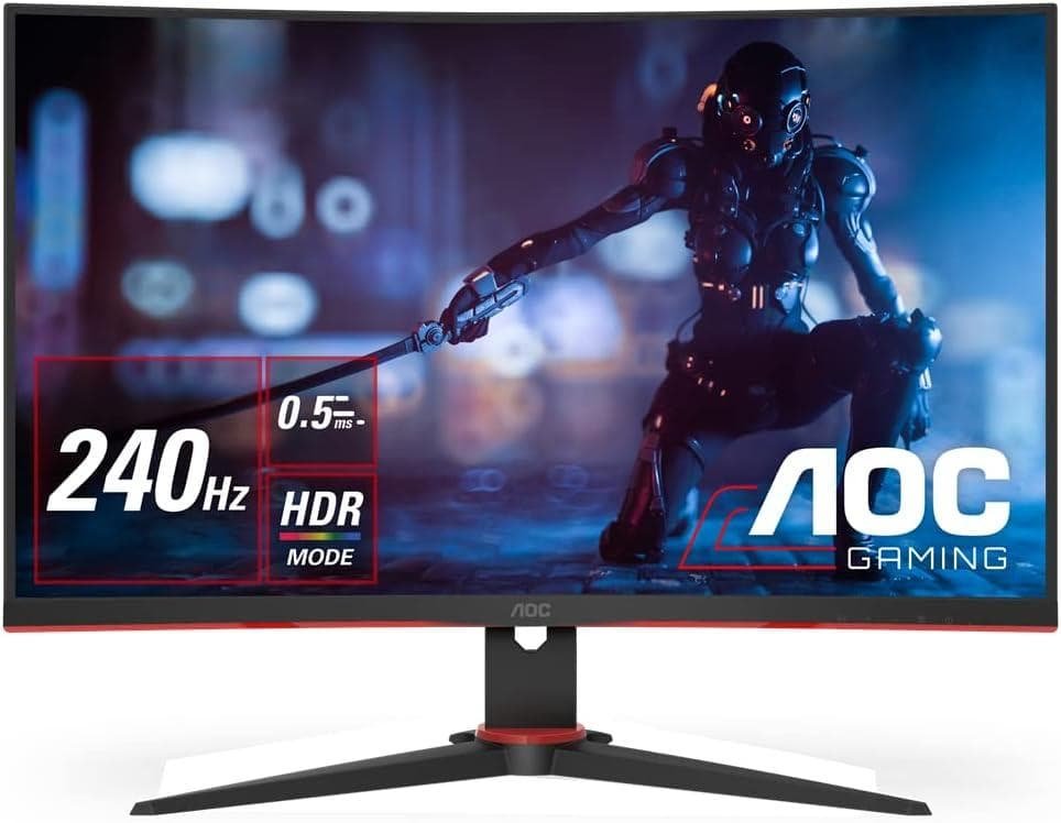 AOC 27インチ/ワイド/曲面/ 240Hz/0.5ms/VA 1500R/ Amazon.co.jp: AOC Gaming Monitor Display C27G2ZE/11 (27 inches