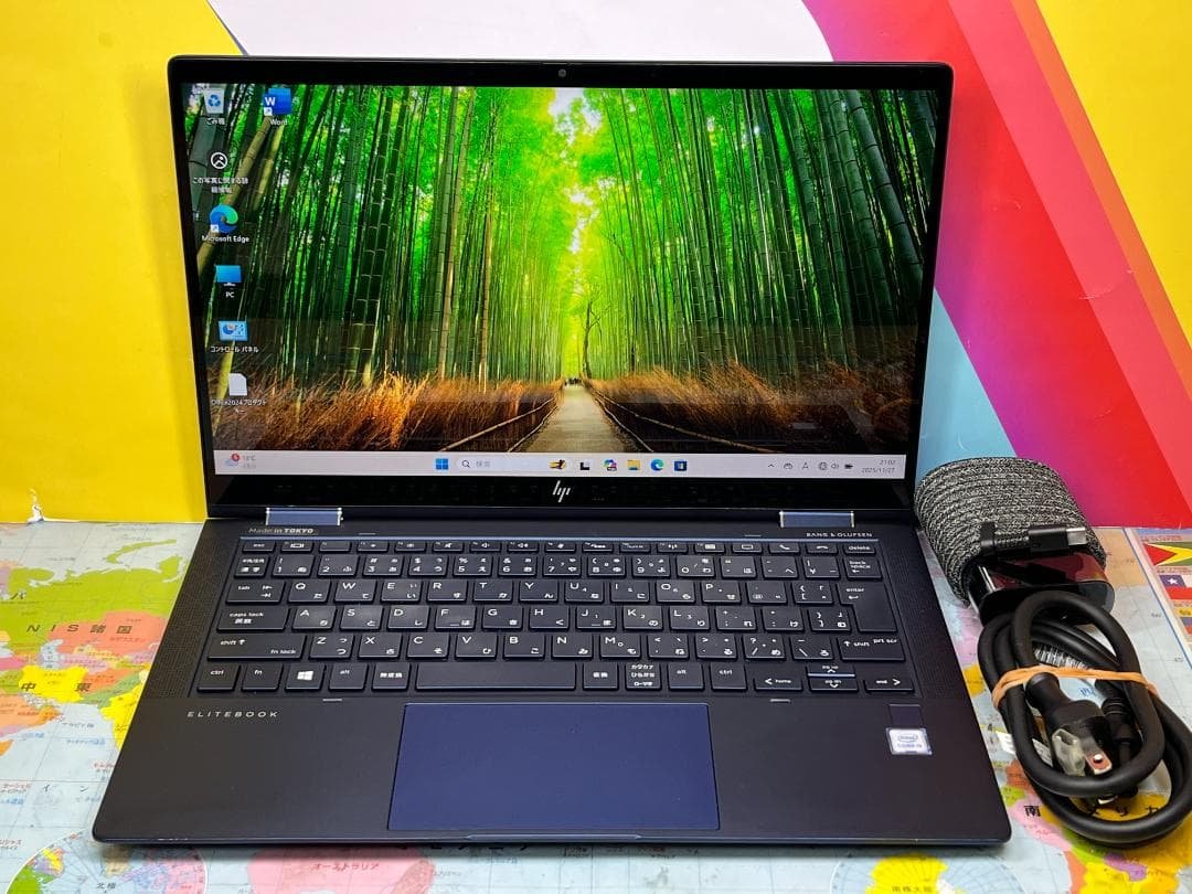 16GB 極美品 HP Elite Dragonfly タッチパネル 2in1 美品《2in1モデル》タッチパネル式【HP Elite Dragonfly】メモリ16GB