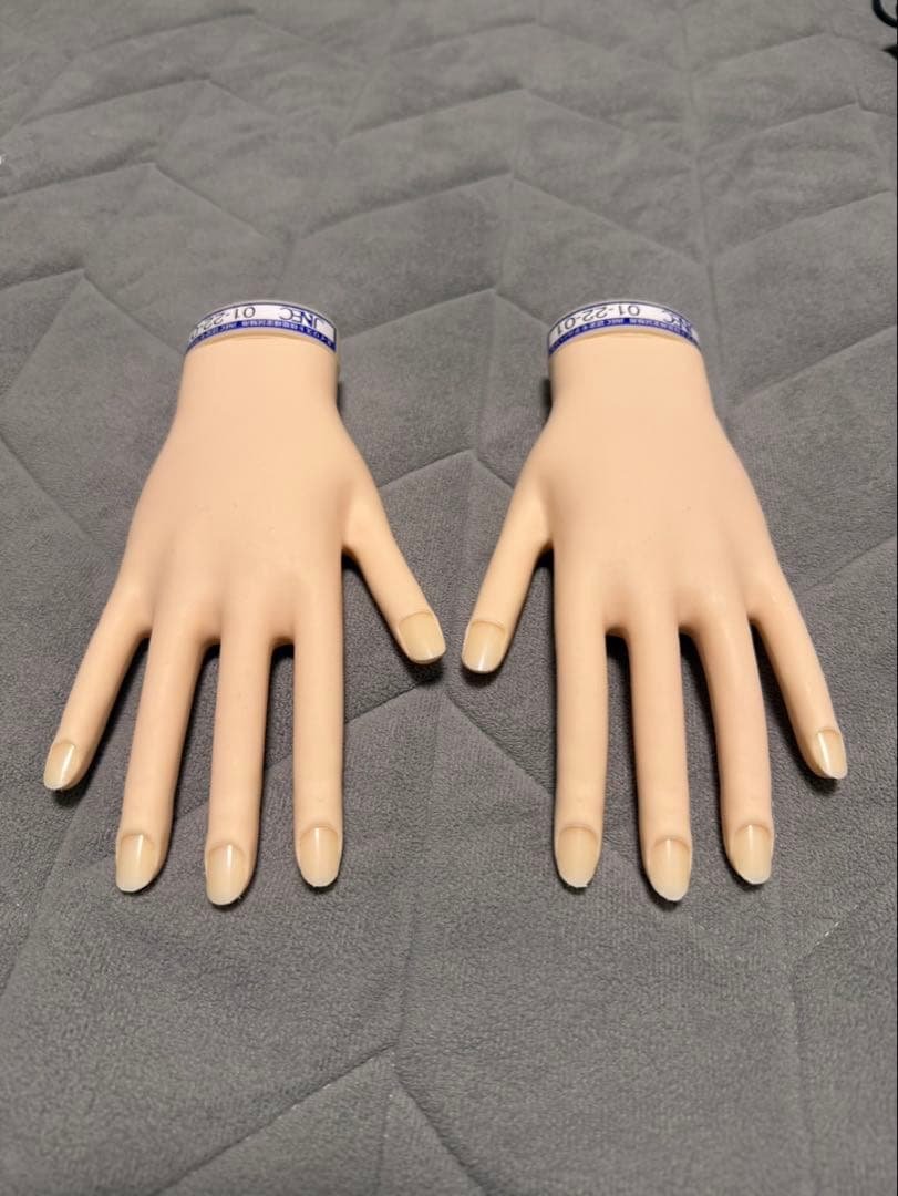 JNEC認定モデルハンド　本番用　手型右手左手2つセット　新品未使用 rednails web channel / ♪STモデルハンド セット(JNEC 第1期認定