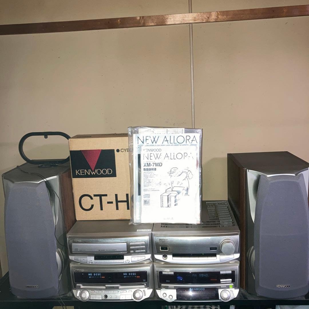 ま*い様 ①システムコンポKENWOOD NEWALLORA XM-7MDコンポ - メルカリ