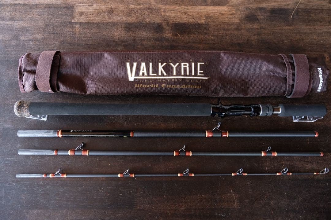 メガバスValkyrie VKC-80XXH-4 パックロッド美品 ヴァルキリー MEGABASS VALKYRIE World Expedition Multi VKC-80XXH-4