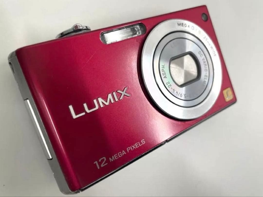 Panasonic LUMIX DMC-FX40 12MP デジタルカメラレッド 動作確認済み パナソニック LUMIX DMC-FX40 オールドコンデジ - メルカリ
