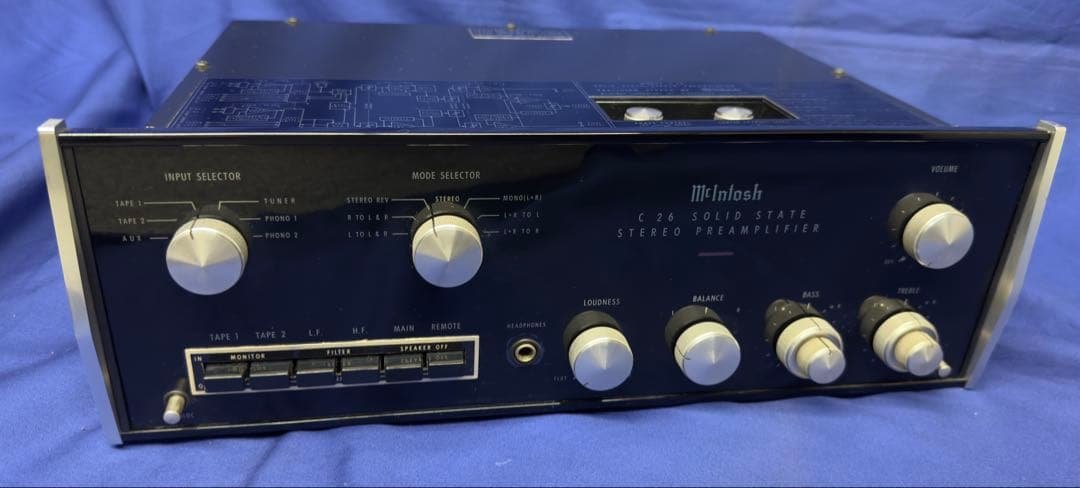 McIntosh C 26 マッキントッシュ　プリアンプ マッキントッシュMcintosh) C26 プリアンプ ウッドケース付き