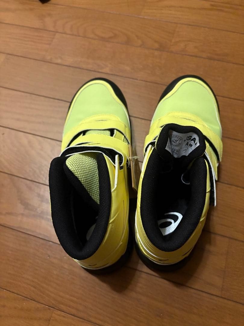 廃盤品アシックス安全靴ウィンジョブ ウィンジョブ ASICS CP201 0190 ホワイト×ブラック アシックス ウィン