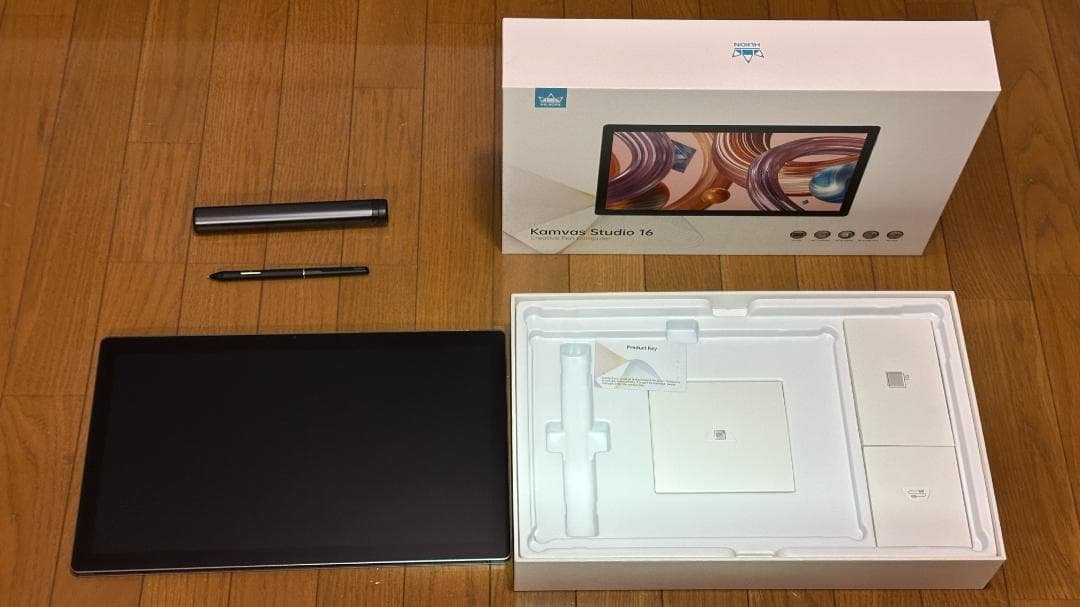 Windowsタブレット本体 huion kamvas studio 16 Kamvas Studio 16は、新世代のHuionペンコンピュータです。15.8インチ