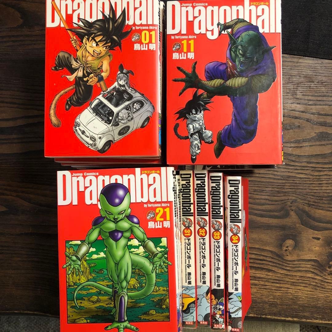 ドラゴンボール全巻セット（1〜34巻） Amazon.co.jp: JC DRAGON BALL 完全版 全34巻セットA(1~17巻) : 鳥山