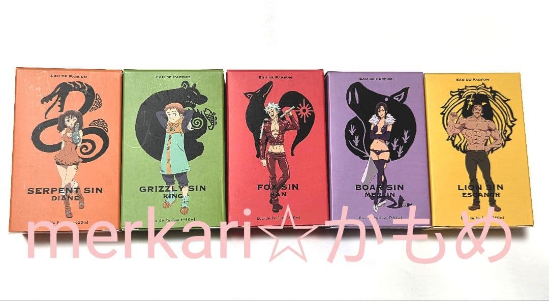 七つの大罪✧オードパルファム✧フレグランス✧セット✧新品未使用 七つの大罪〉 オードパルファム、ハンドジェル、雑貨 | フェアリーテイル
