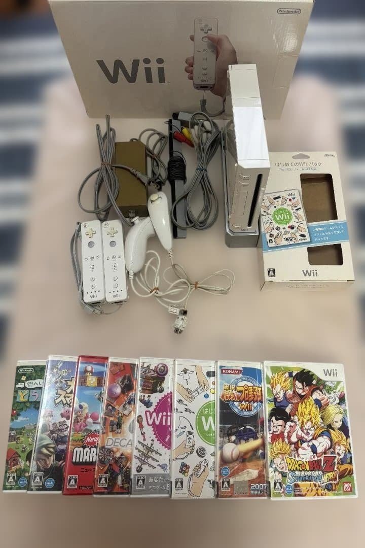 値下げ】Wii本体とゲームソフト8本セット【動作確認済み】 - メルカリ